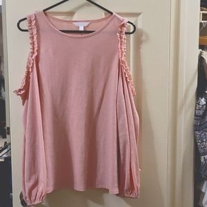 Pastel flowing top